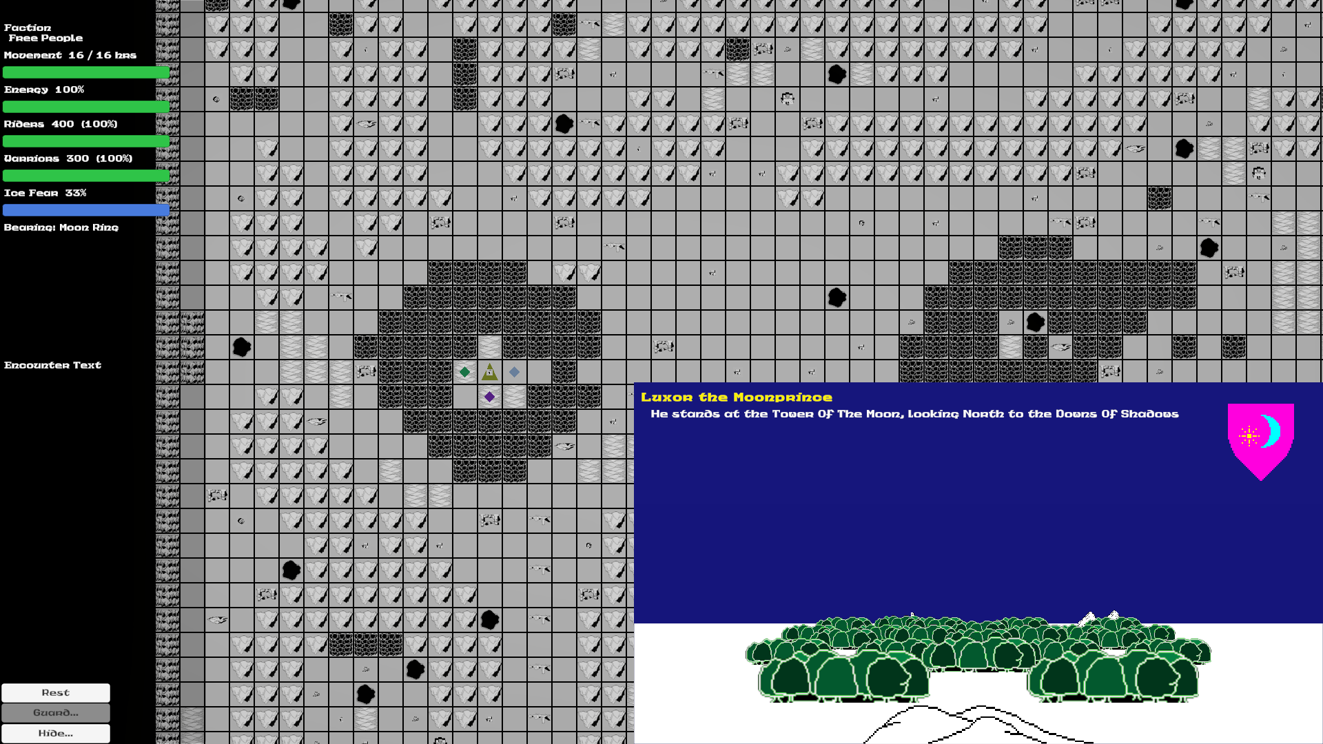 Lords of Midnight — screenshot 02